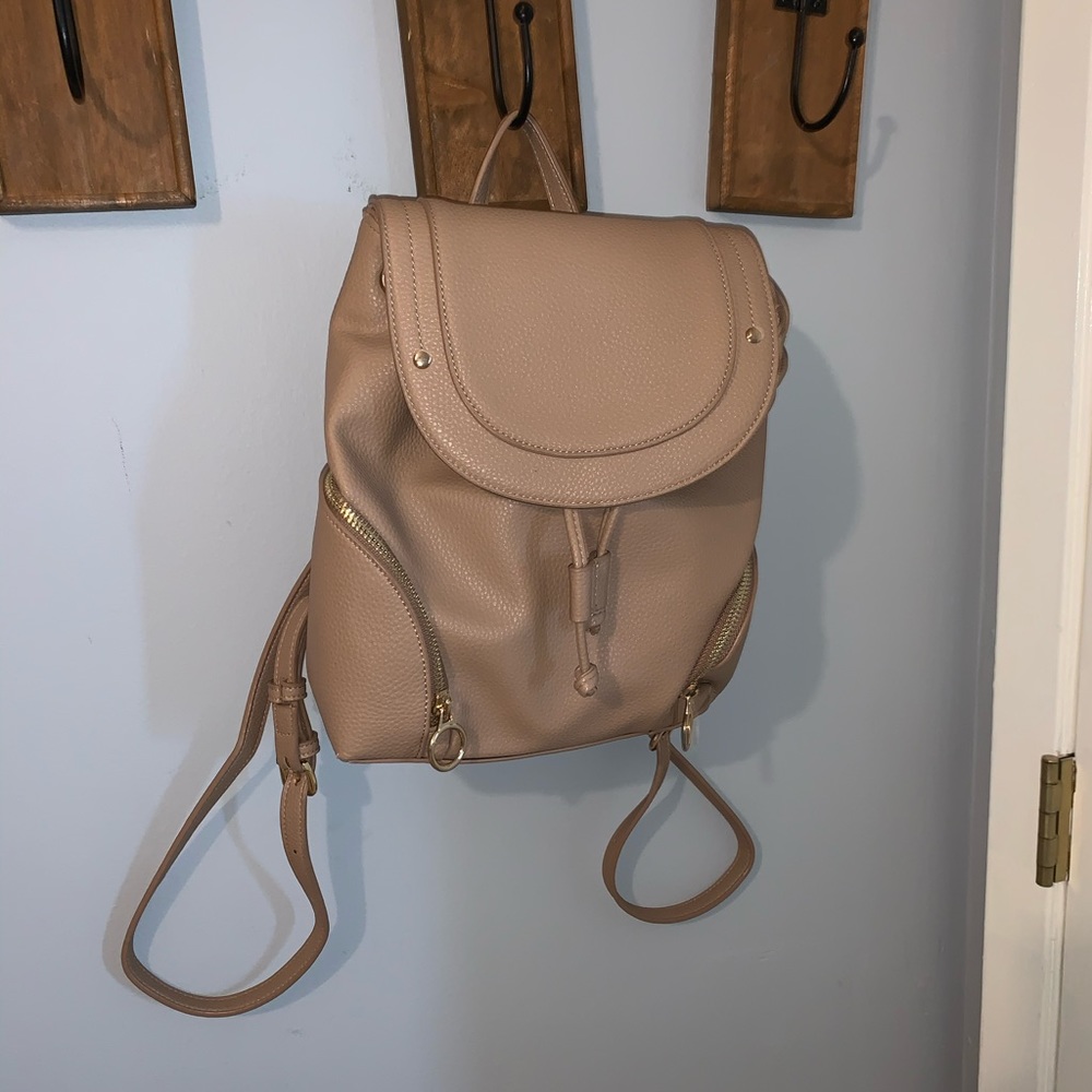 Brand new tan baby backpack purse